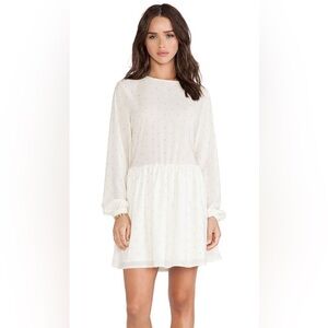 EUC ANINE BING- Loose Fit Ivory Dress. Size S